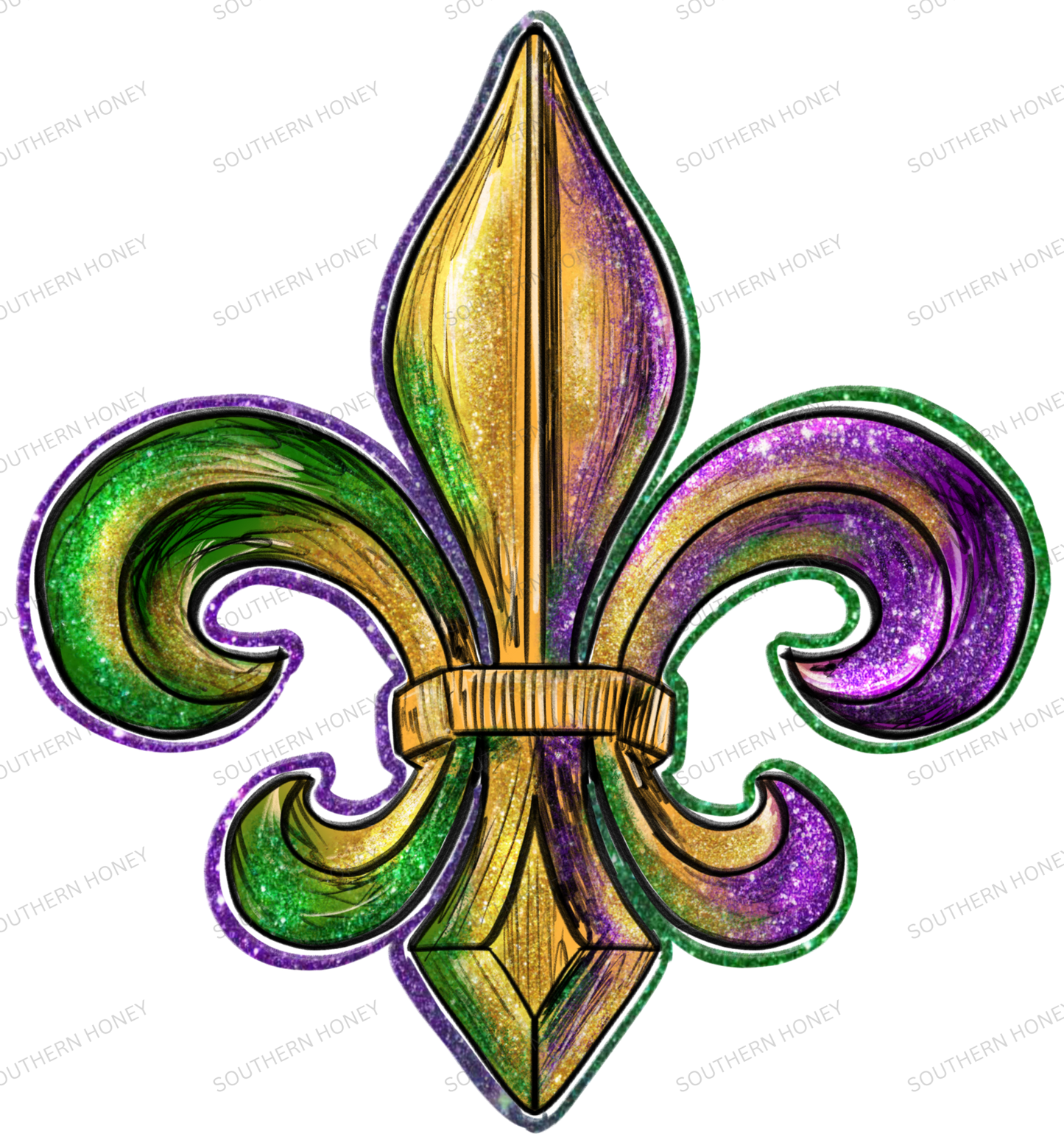 Mardi Gras Fleur De Lis