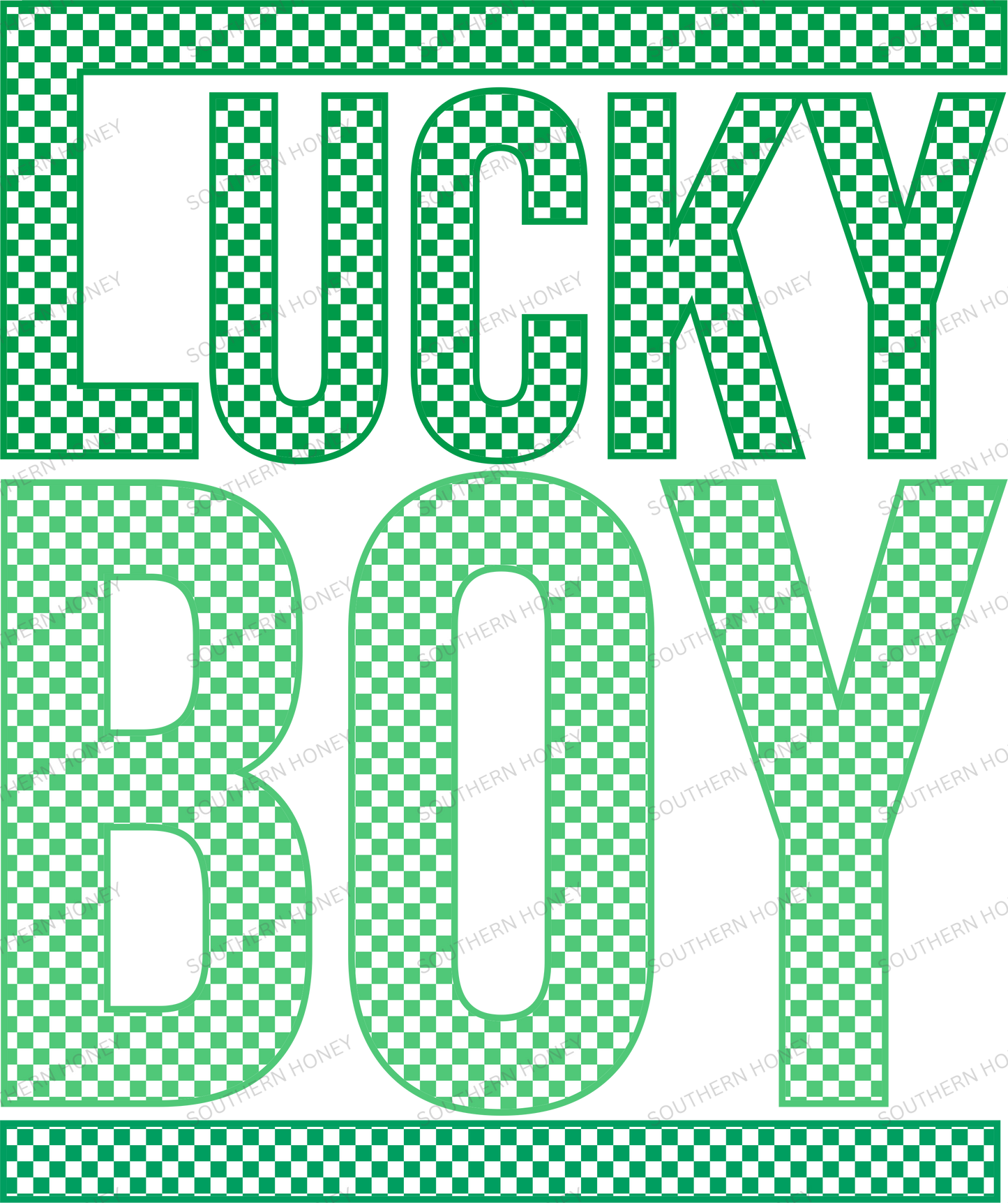 St. Patrick's Day Lucky Boy Green