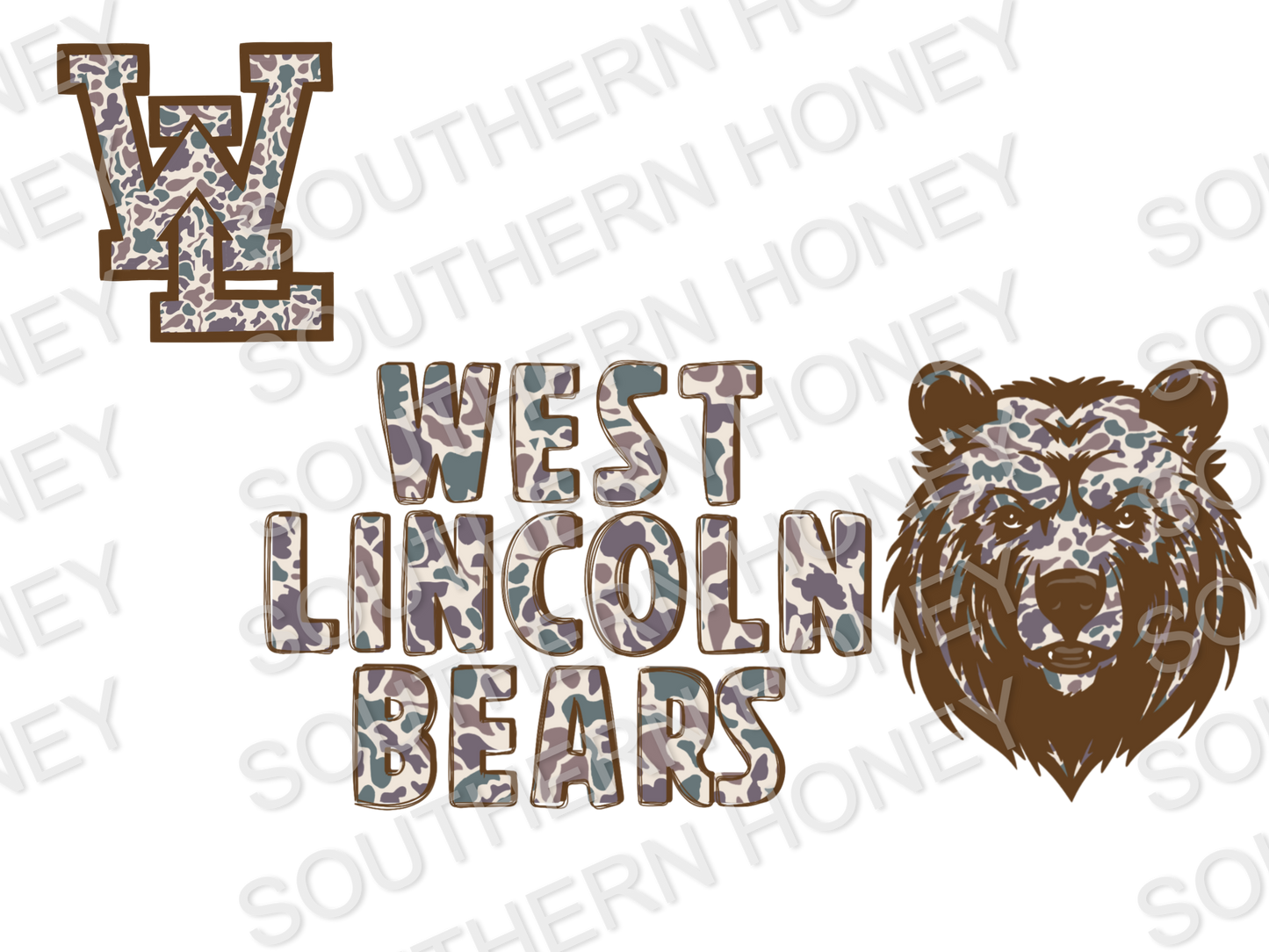 West Lincoln Bears Camo