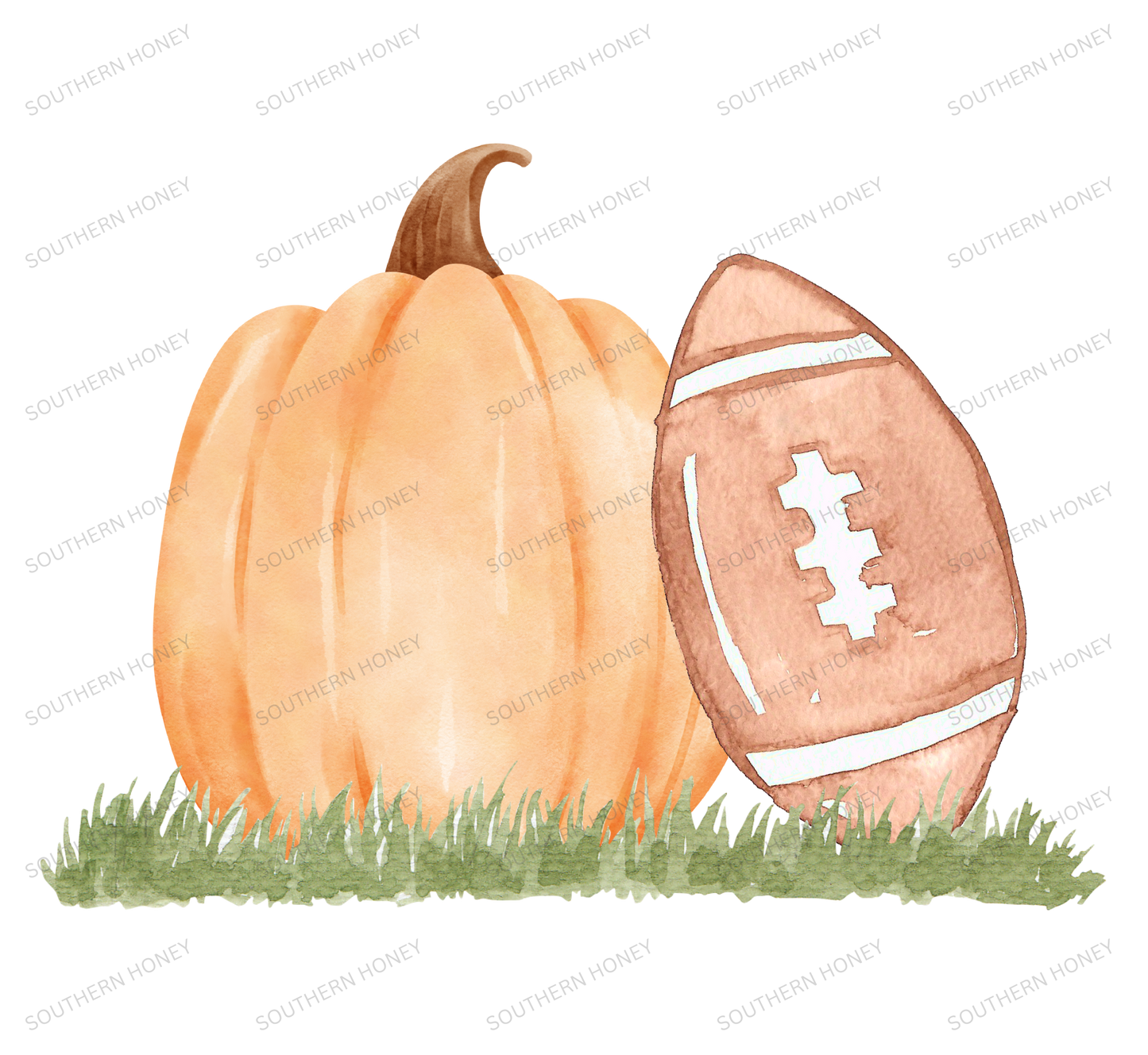Fall Pumpkin Football