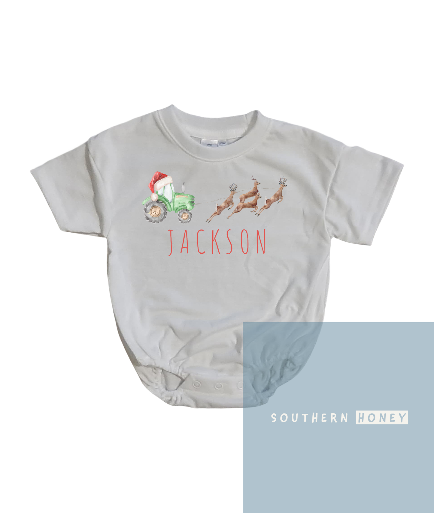 Christmas Childrens Santa Deer with name