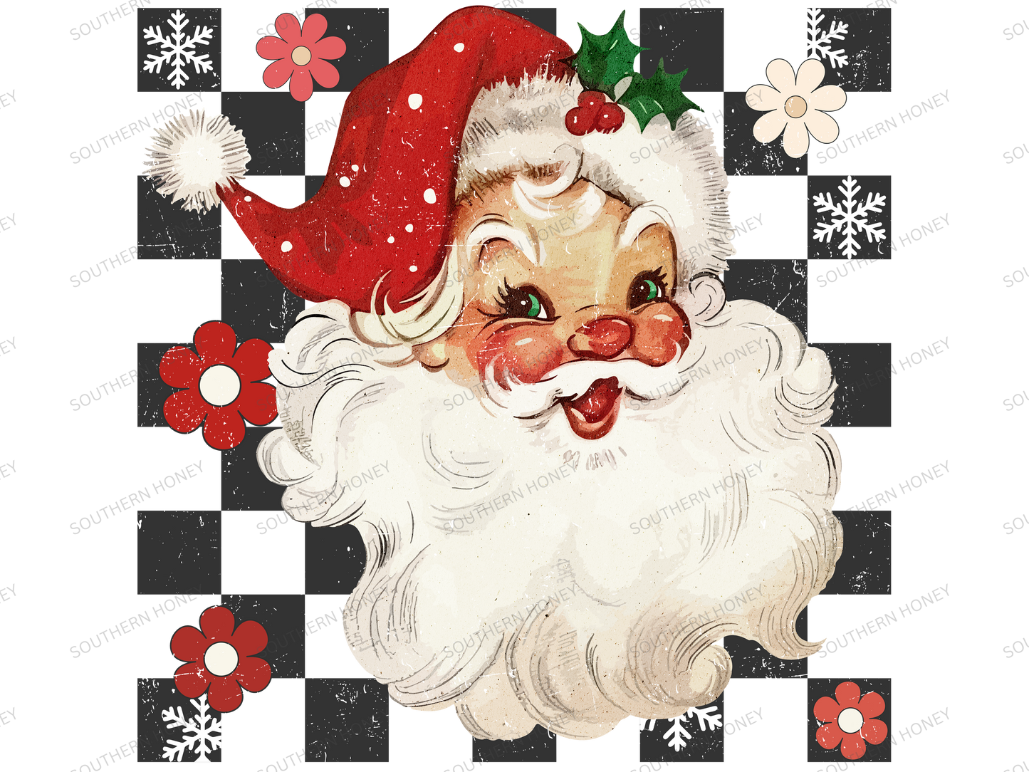 Christmas - Santa Distressed