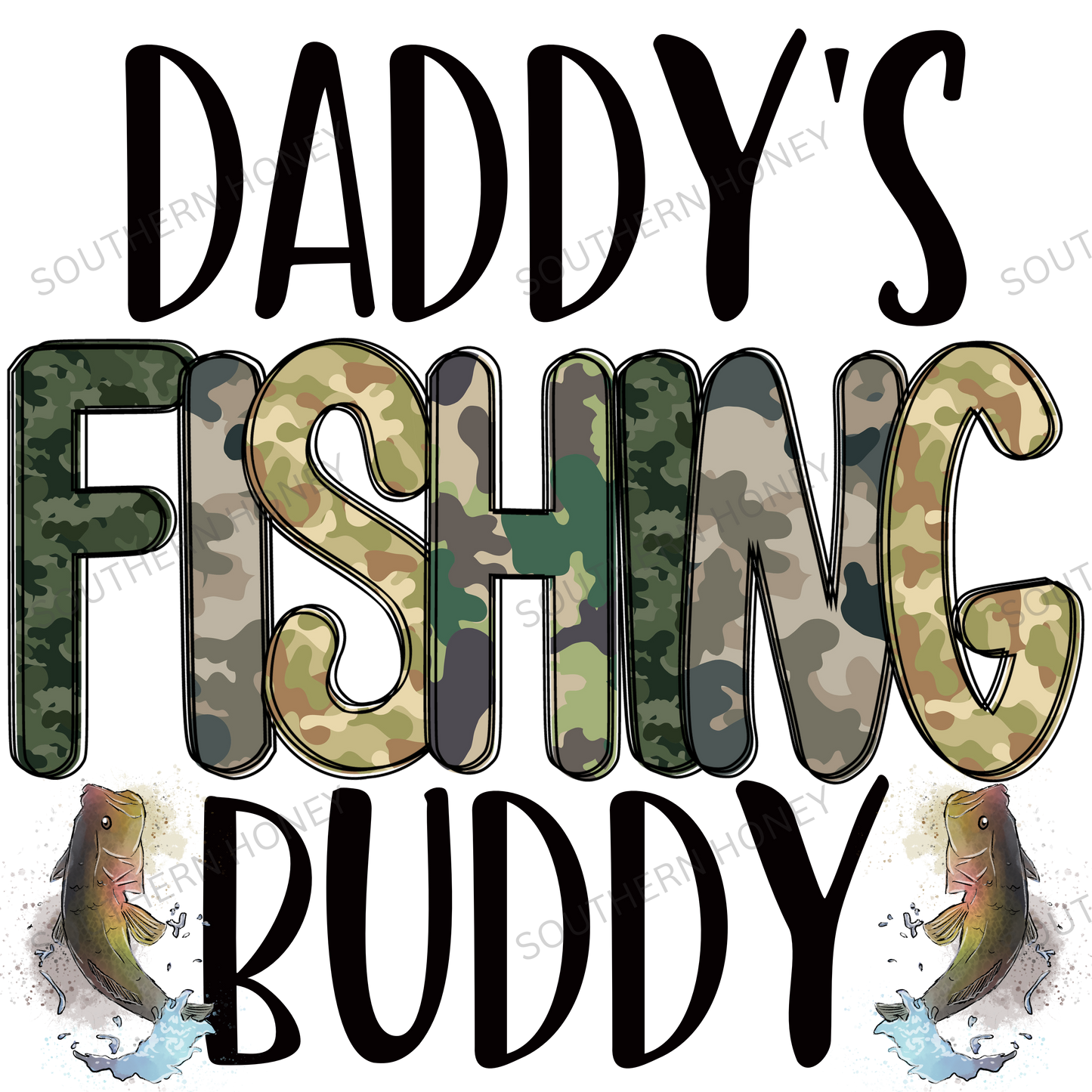 Trendy Childrens Daddy's Fishing Buddy