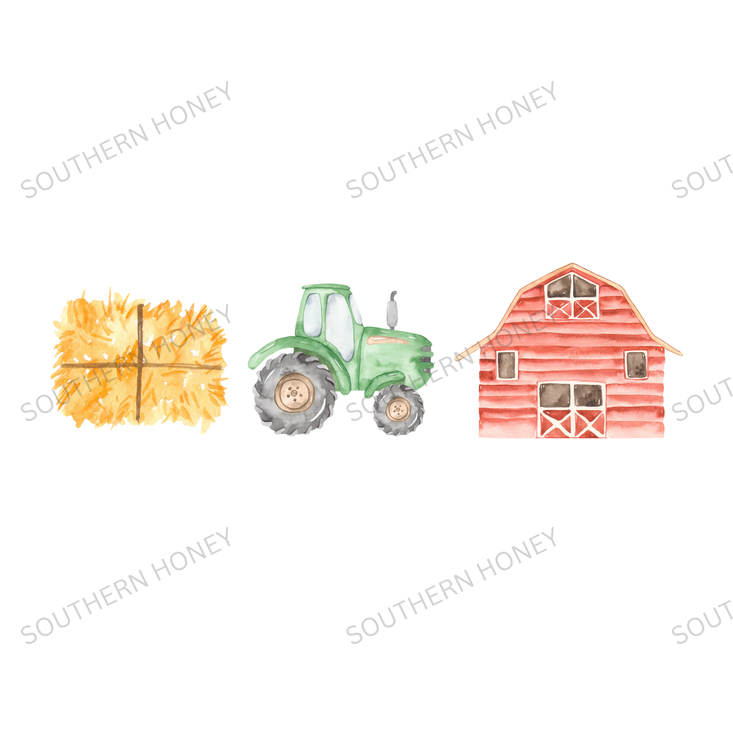 Trendy Childrens Hay Barn Tractor