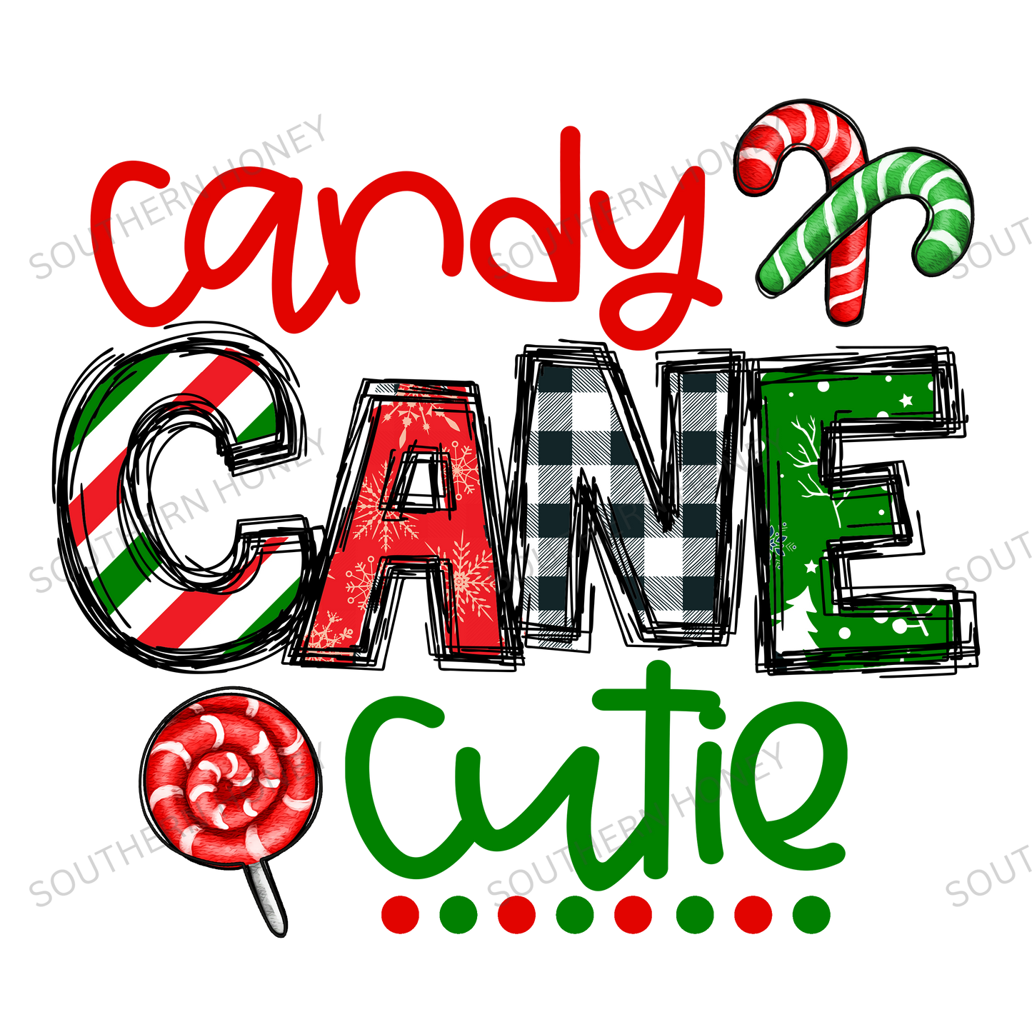 Christmas Childrens Candy Cane Cutie
