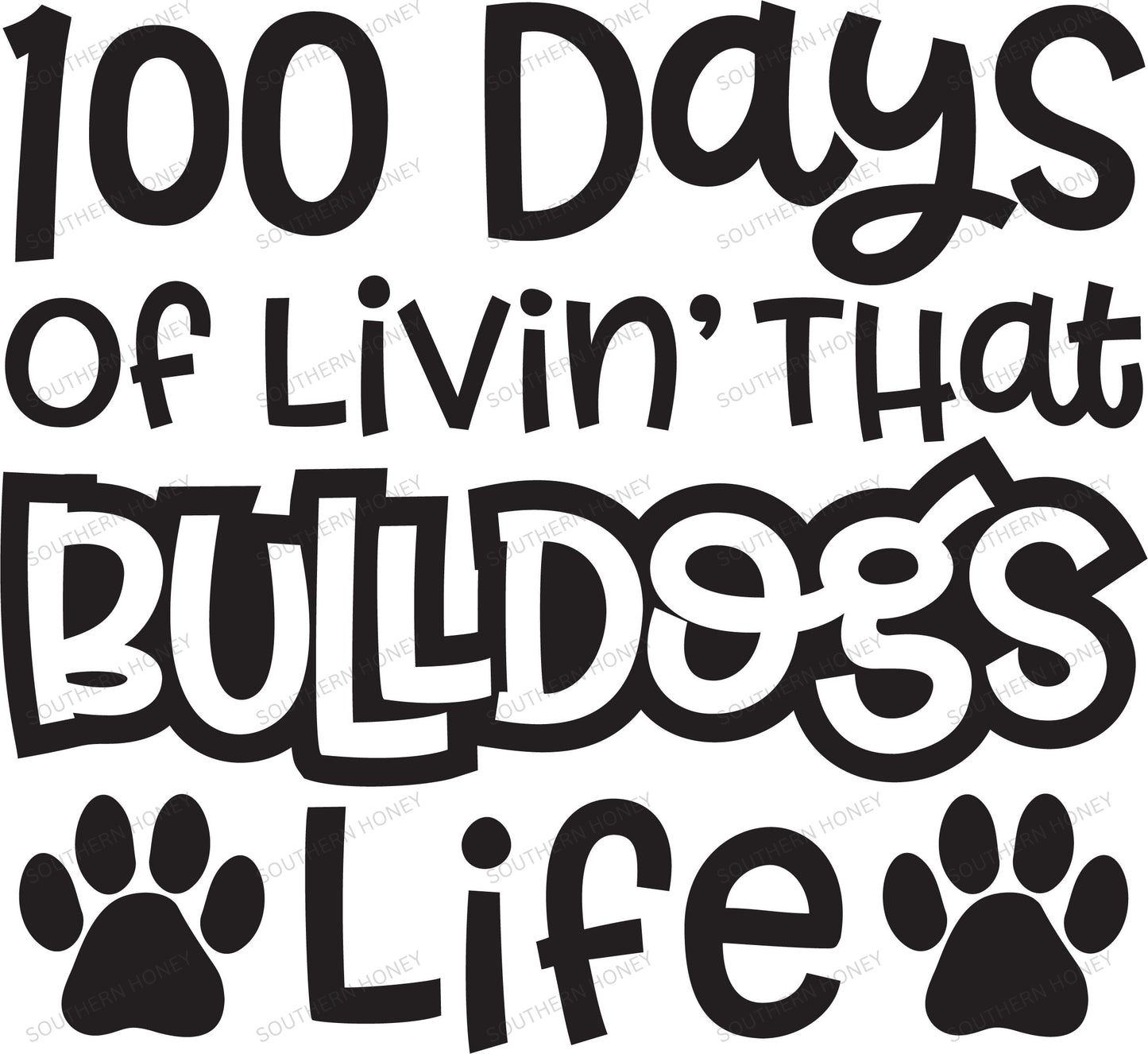 253 Bulldogs 100 days of school