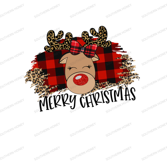 Christmas - Plaid Reindeer