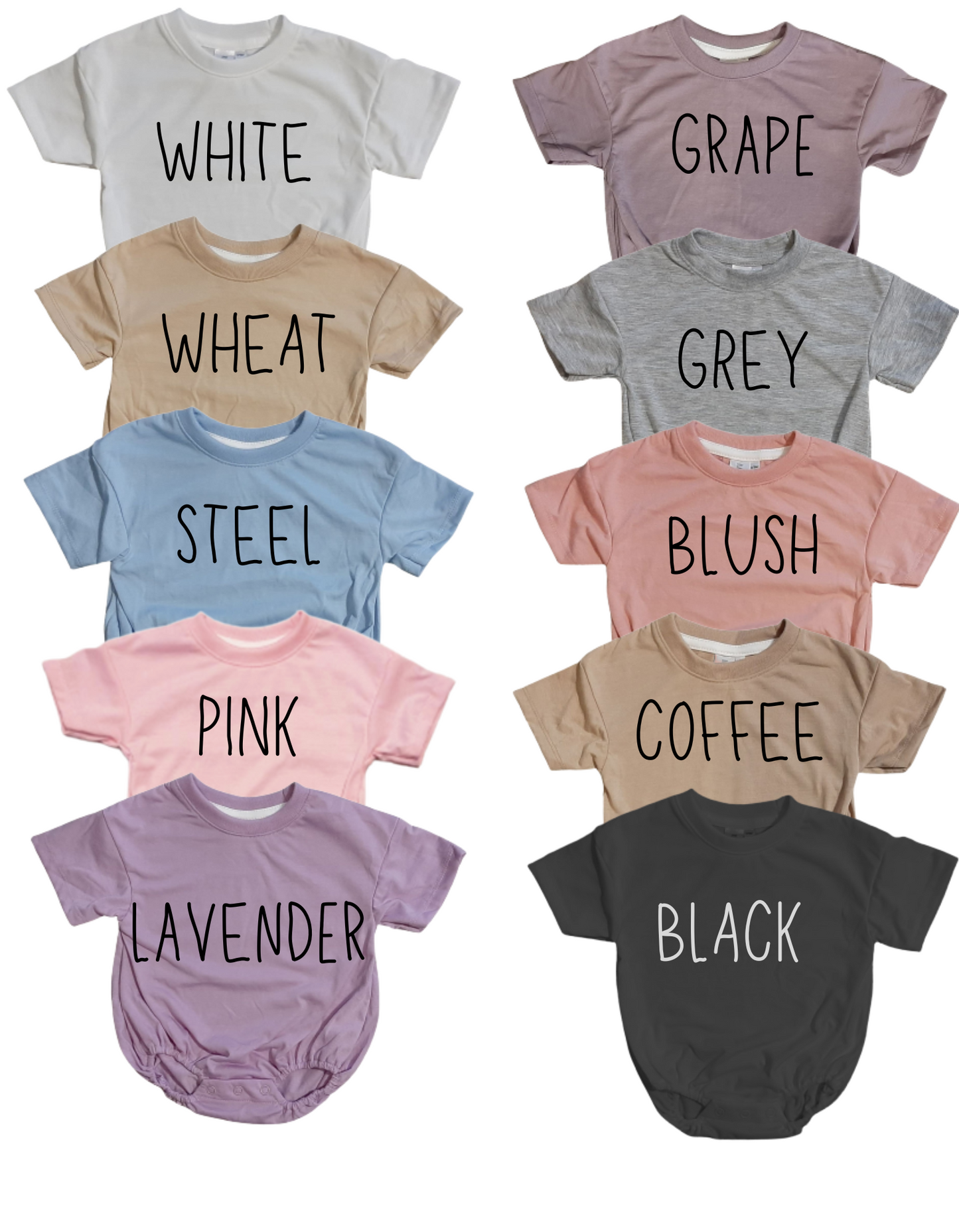Baby Bubble Color Chart