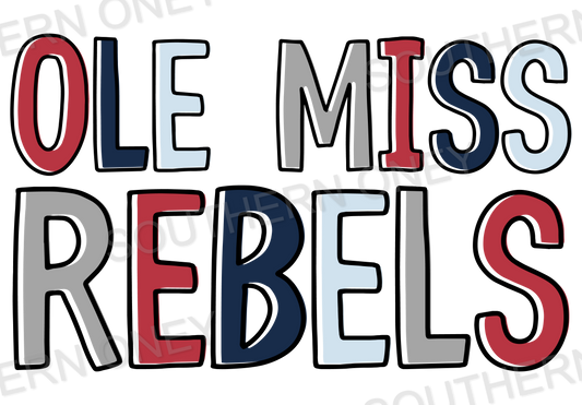 College Ole Miss Rebels
