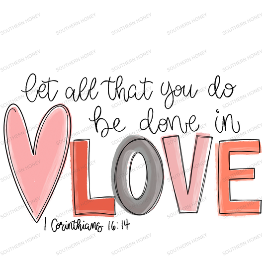 Valentine Done in Love