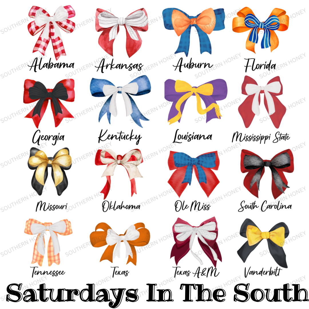 College SEC bows
