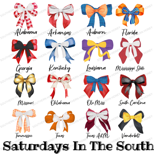 College SEC bows