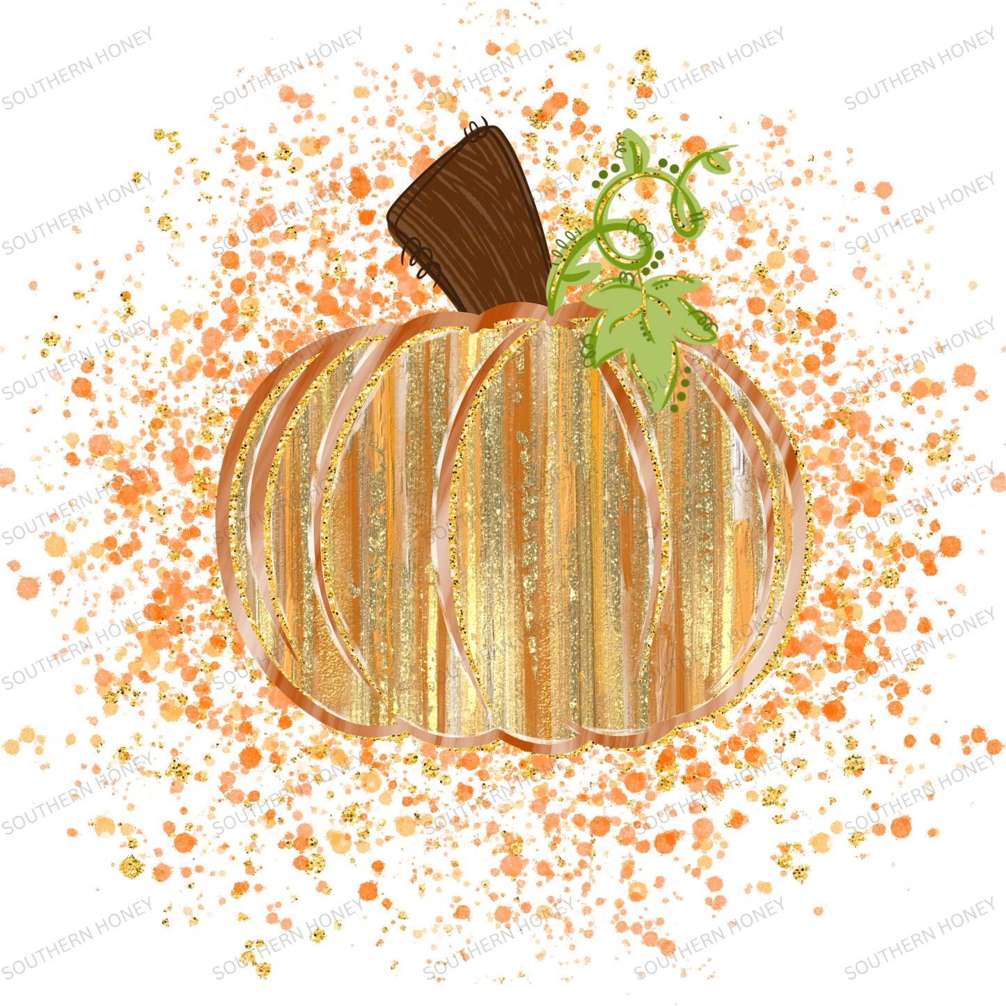 Fall Pumpkin Splatter