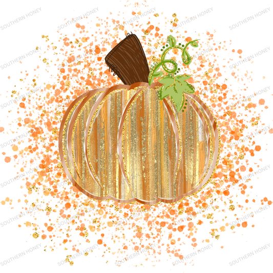 Fall Pumpkin Splatter