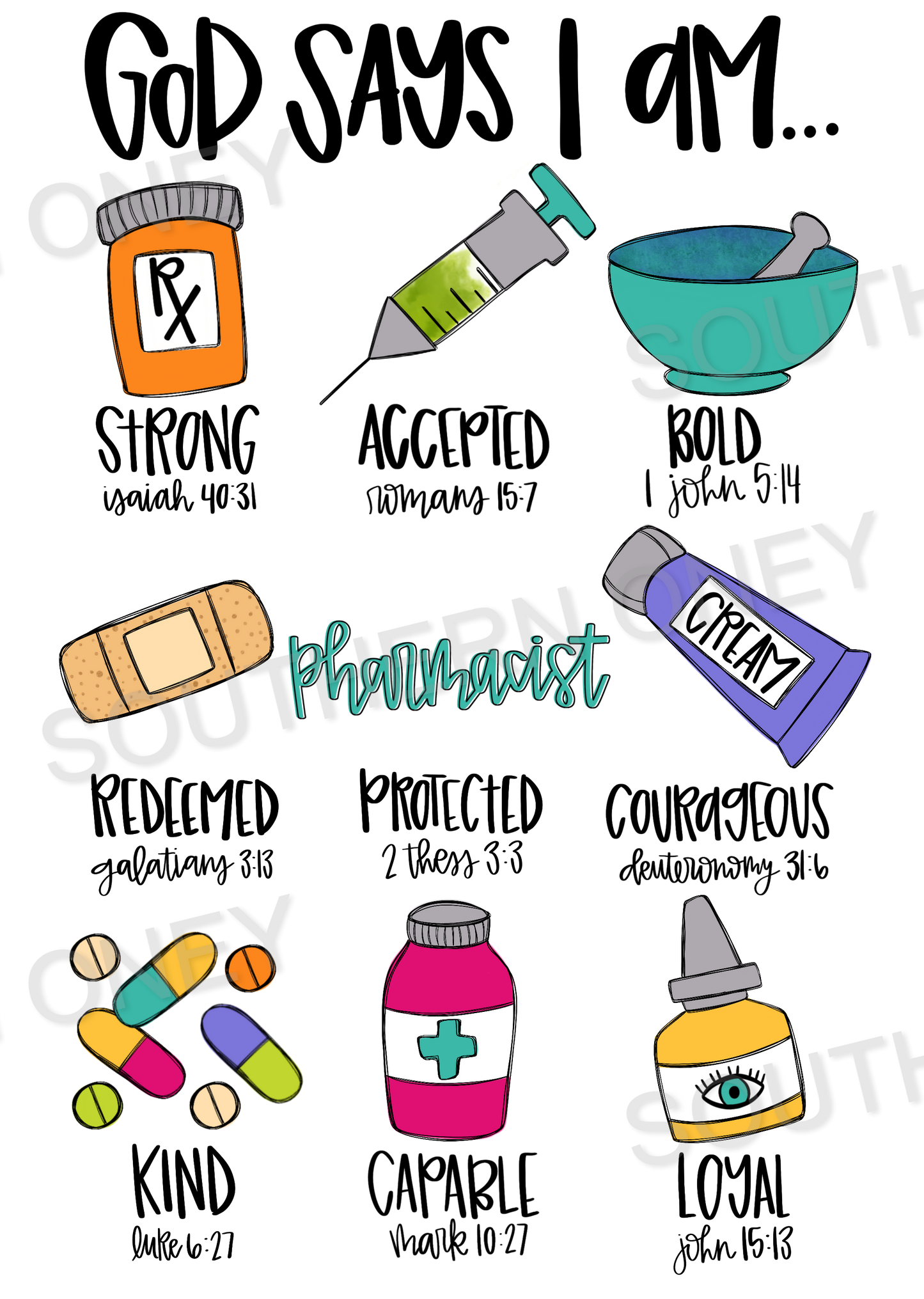 Trendy - God says Pharmacist