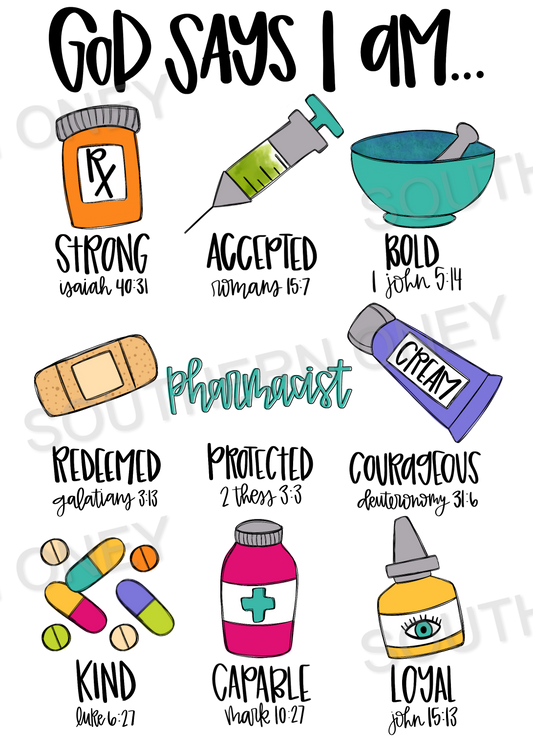 Trendy - God says Pharmacist