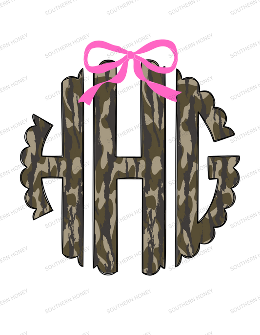 Trending Camo Monogram