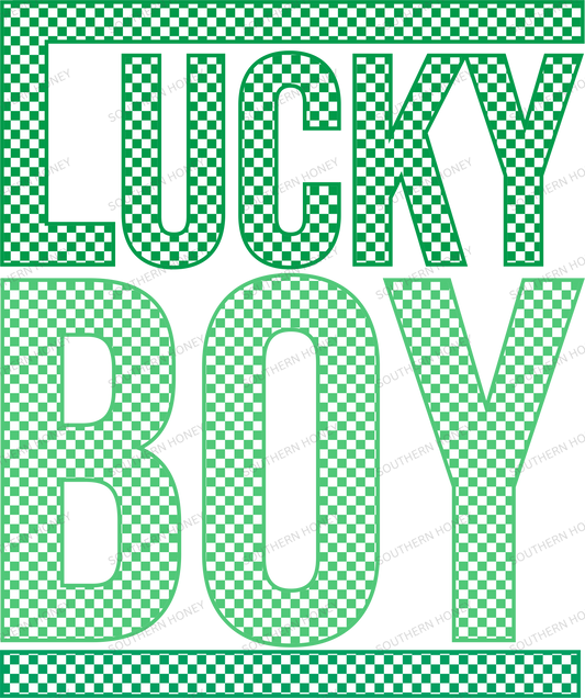 St. Patrick's Day Lucky Boy Green