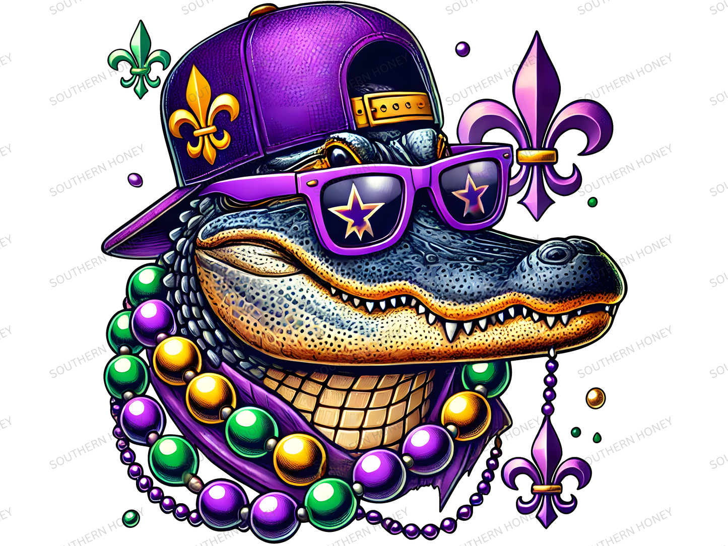 Mardi Gras - Alligator
