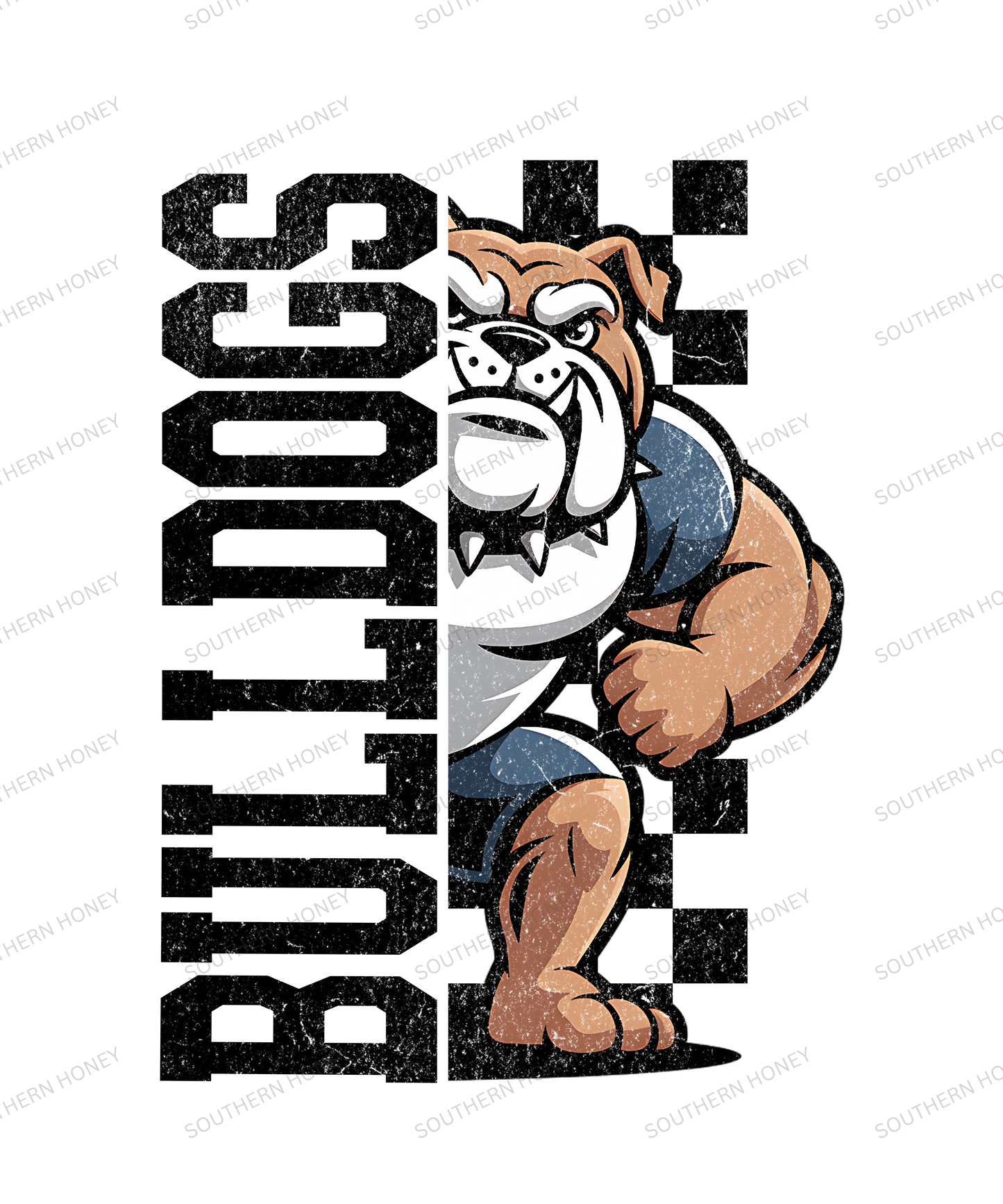 258 Bulldogs Distressed
