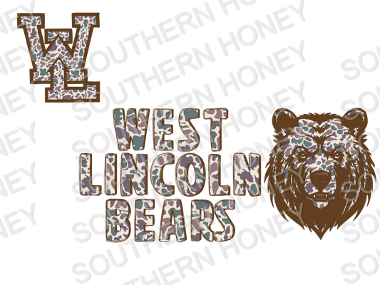 West Lincoln Bears Camo