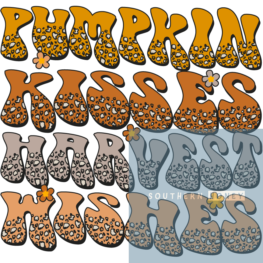 Fall Pumpkins Kisses