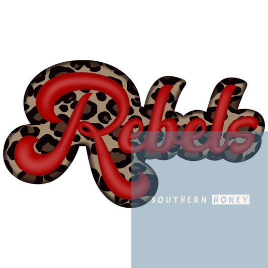 Rebels Red Leopard