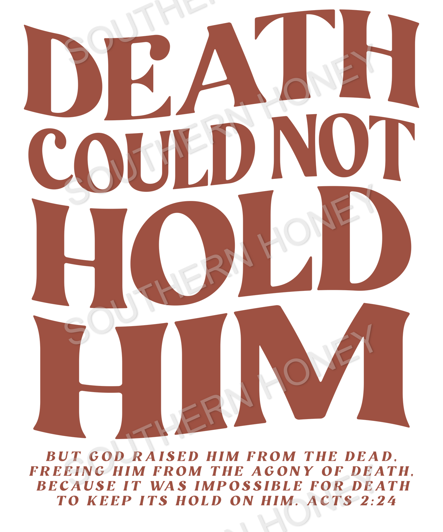 Jesus - Death Could not keep Him