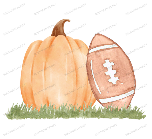 Fall Pumpkin Football