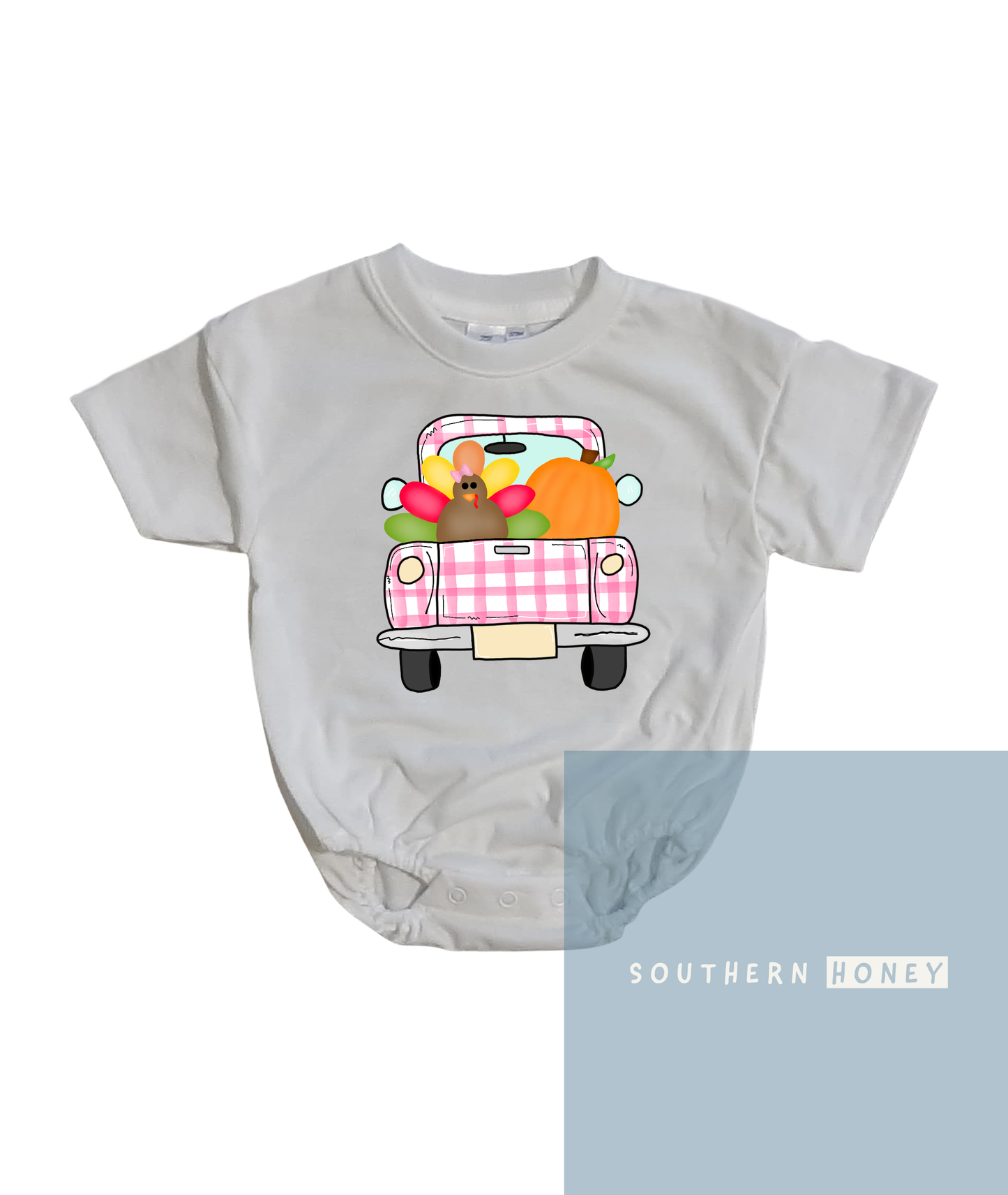 Thanksgiving Childrens Turky Pink Truck