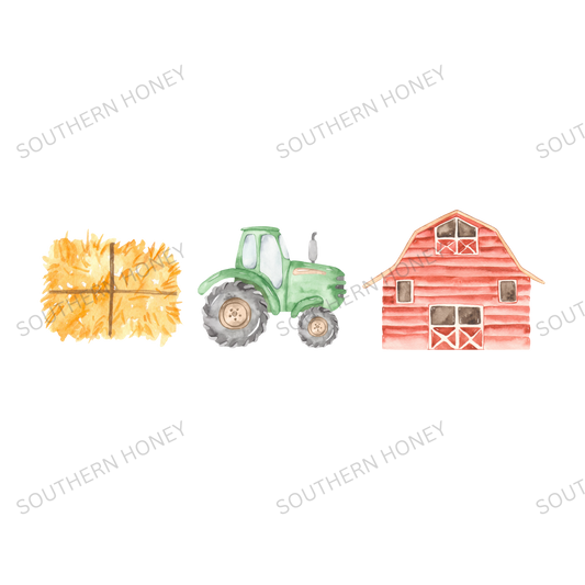 Trendy Childrens Hay Barn Tractor