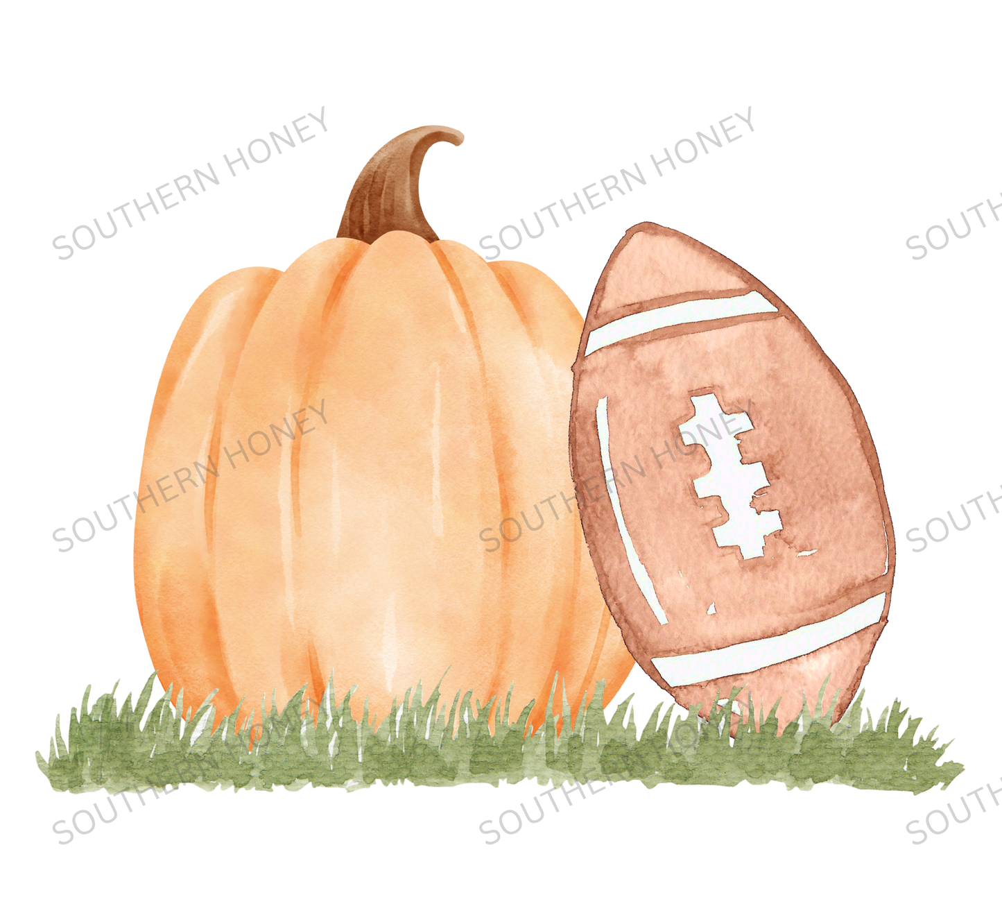 Fall Childrens Pumpkin & Football